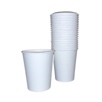 PAPER CUP WHITE SINGLE WALL 6OZ, 1000